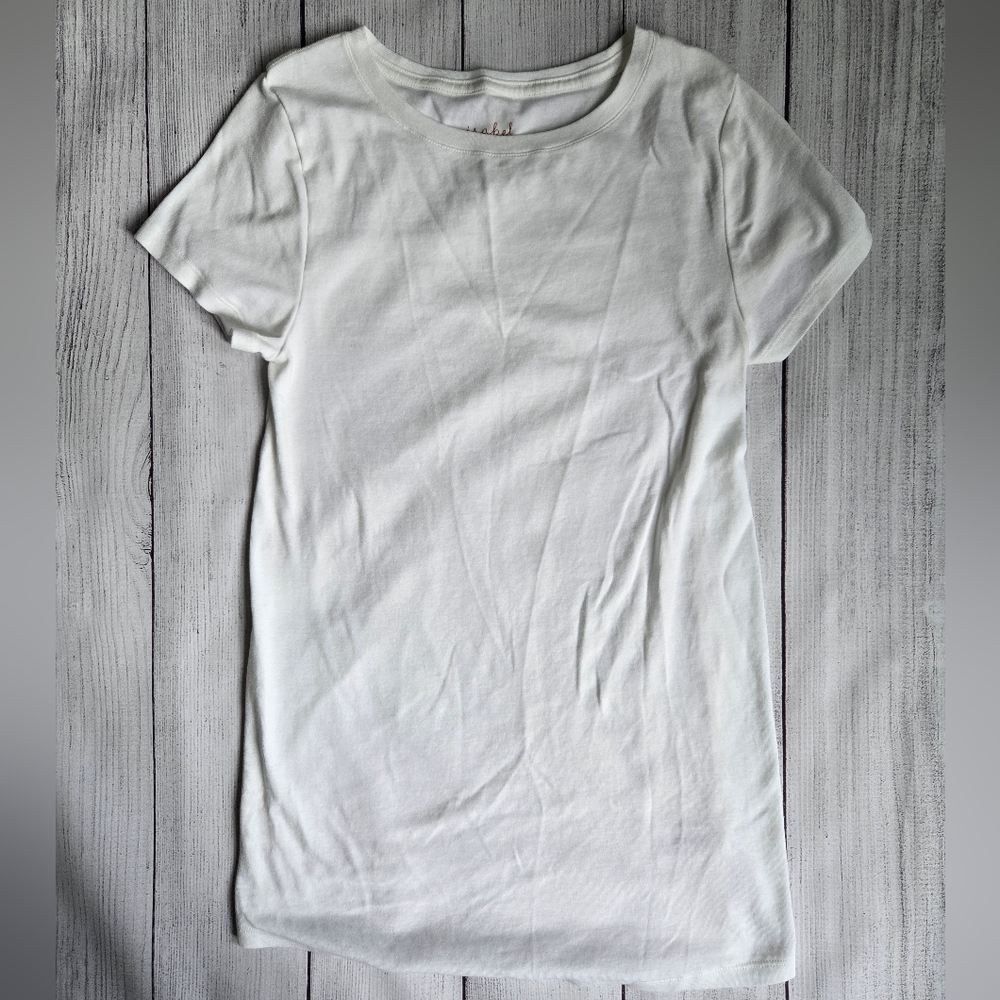 Isabel Maternity - White Tee - Medium